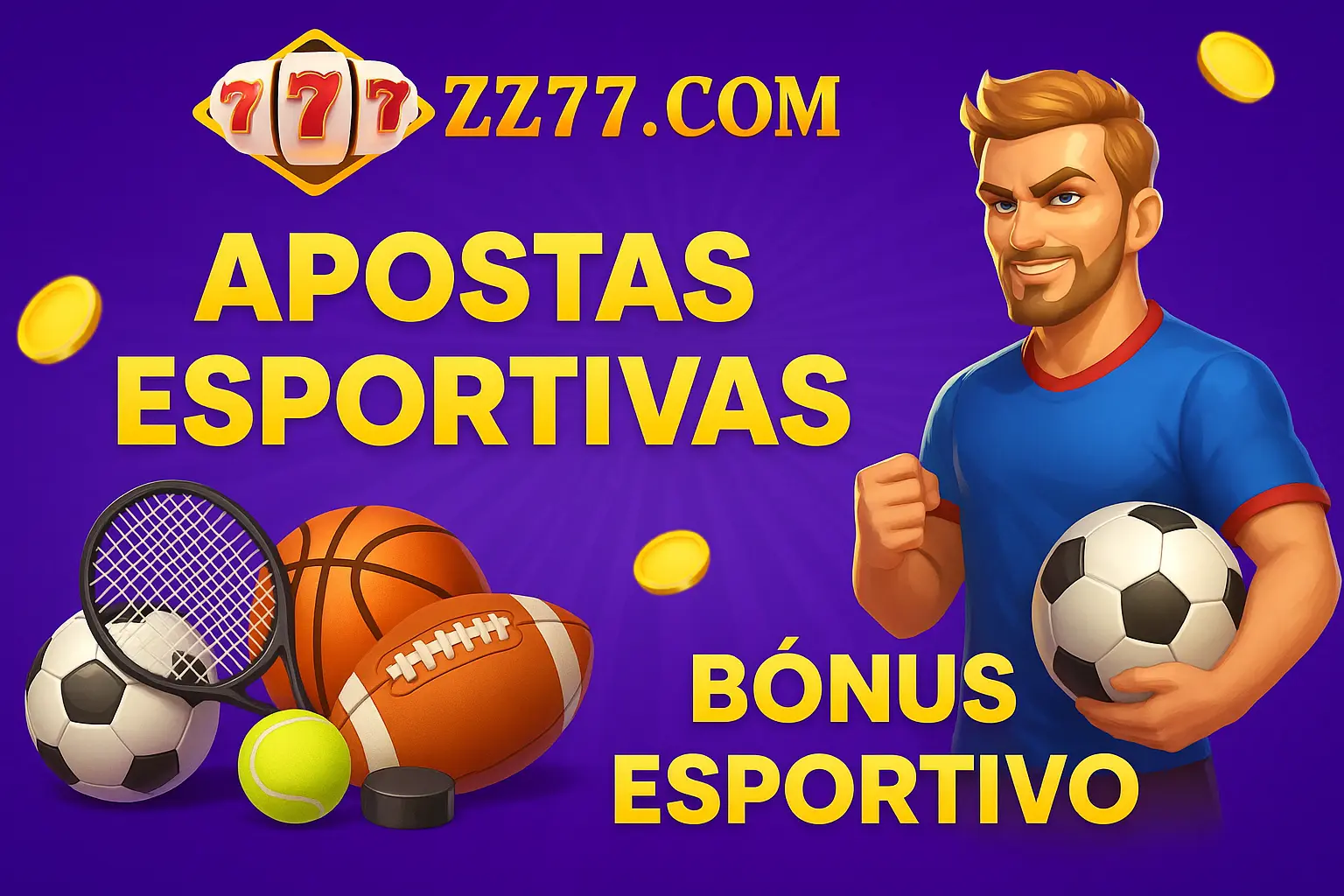 Aposte em apostas esportivas no cassino online ZZ777.COM