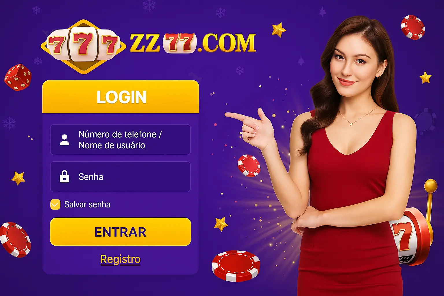 Login no Cassino ZZ777.COM